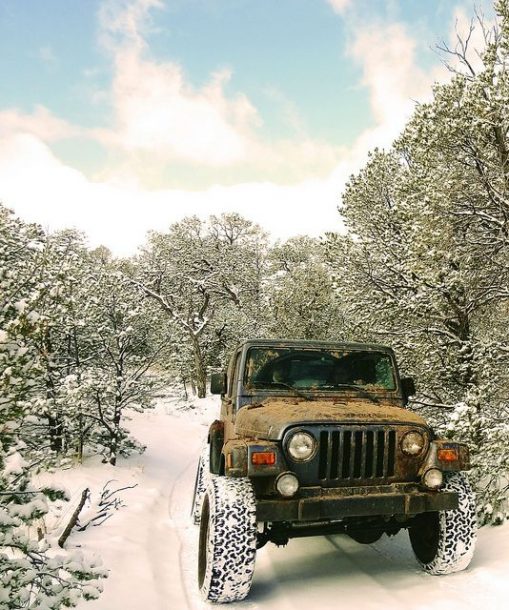 Jeep winter wonderland