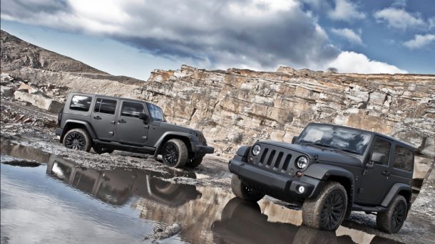 Murdered out Wranglers