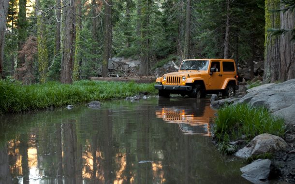 Wrangler water crossing