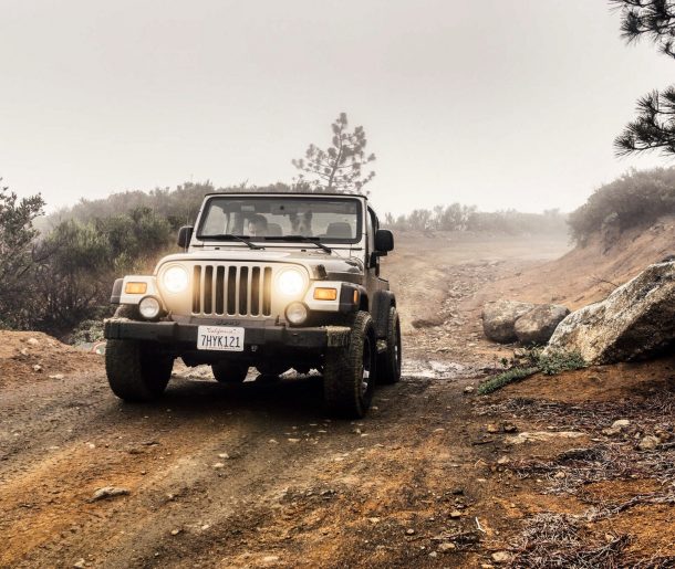 Jeep TJ on the trail